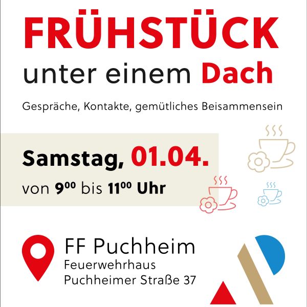 Frühstück unter einem Dach am 01. April 2023 im Feuerwehrhaus der FF Puchheim