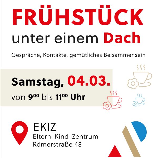 Frühstück unter einem Dach am 04. März 2023 im Eltern-Kind-Zentrum in der Römerstraße